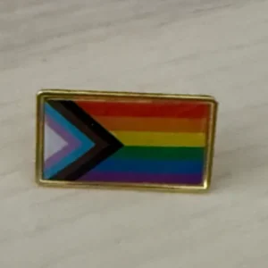 Rainbow lapel pin